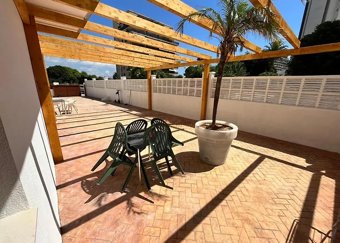 Calpe Apartamento Lujoso Bajo Terasa Piscina Aire Cerca Playa Pueblo