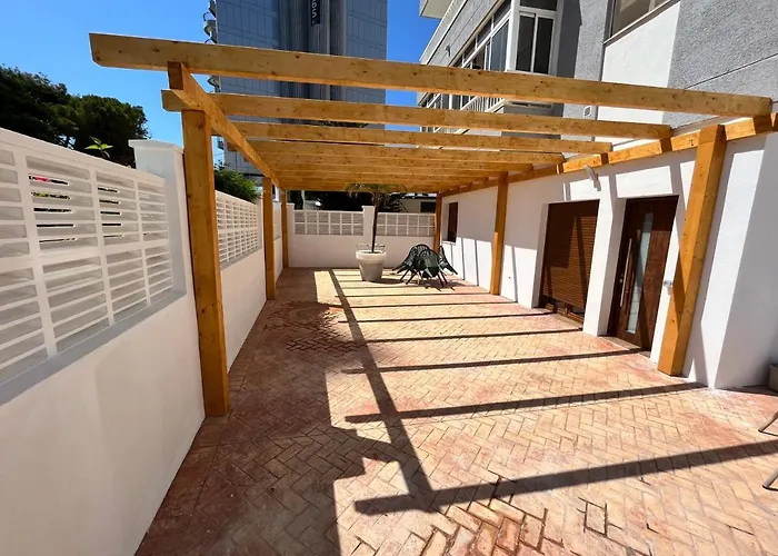 Calpe Apartamento Lujoso Bajo Terasa Piscina Aire Cerca Playa Pueblo